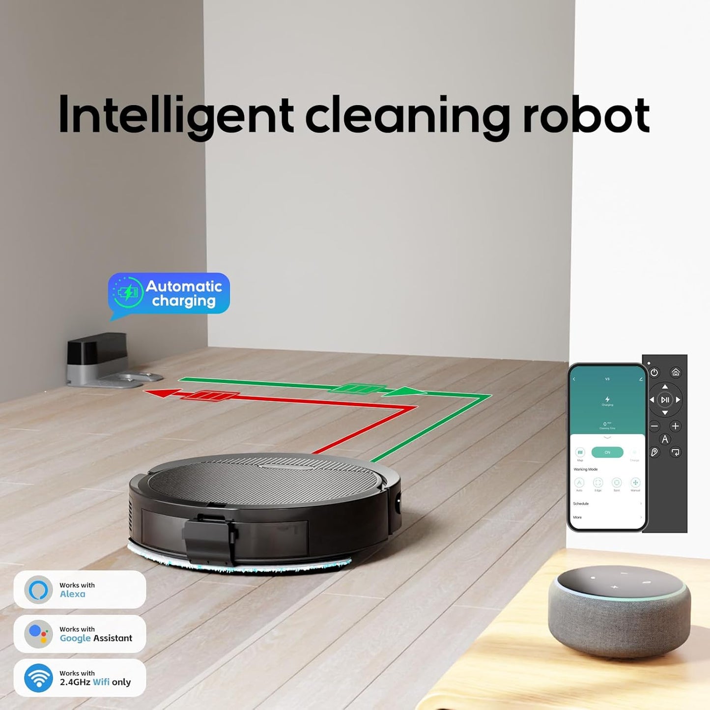 V3 Smart Robot Vacuum & Mop Combo