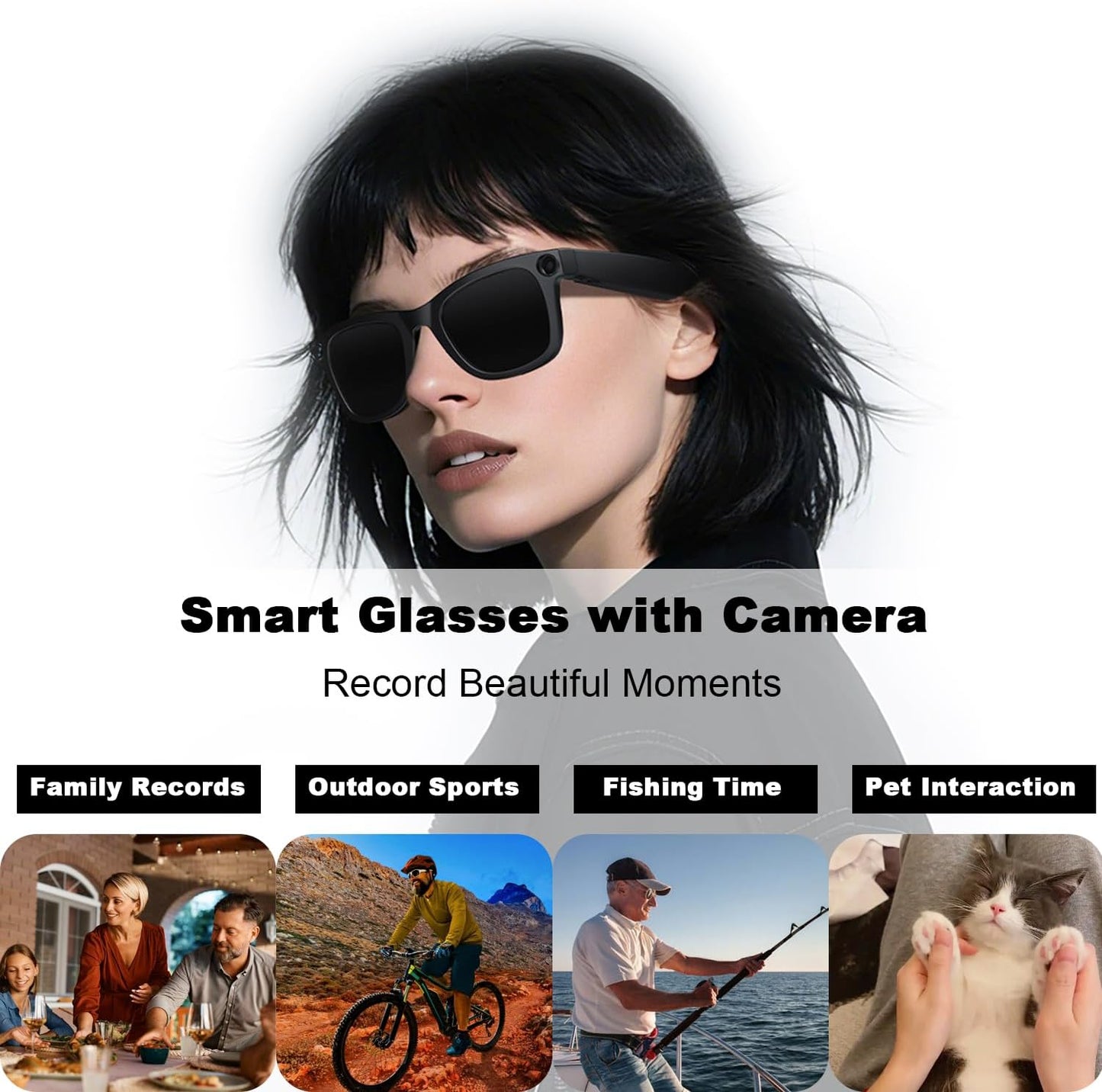 AI Smart Glasses with Camera