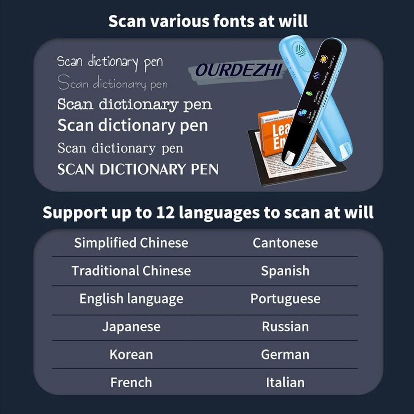 AI Scanning Smart Pen 2.0