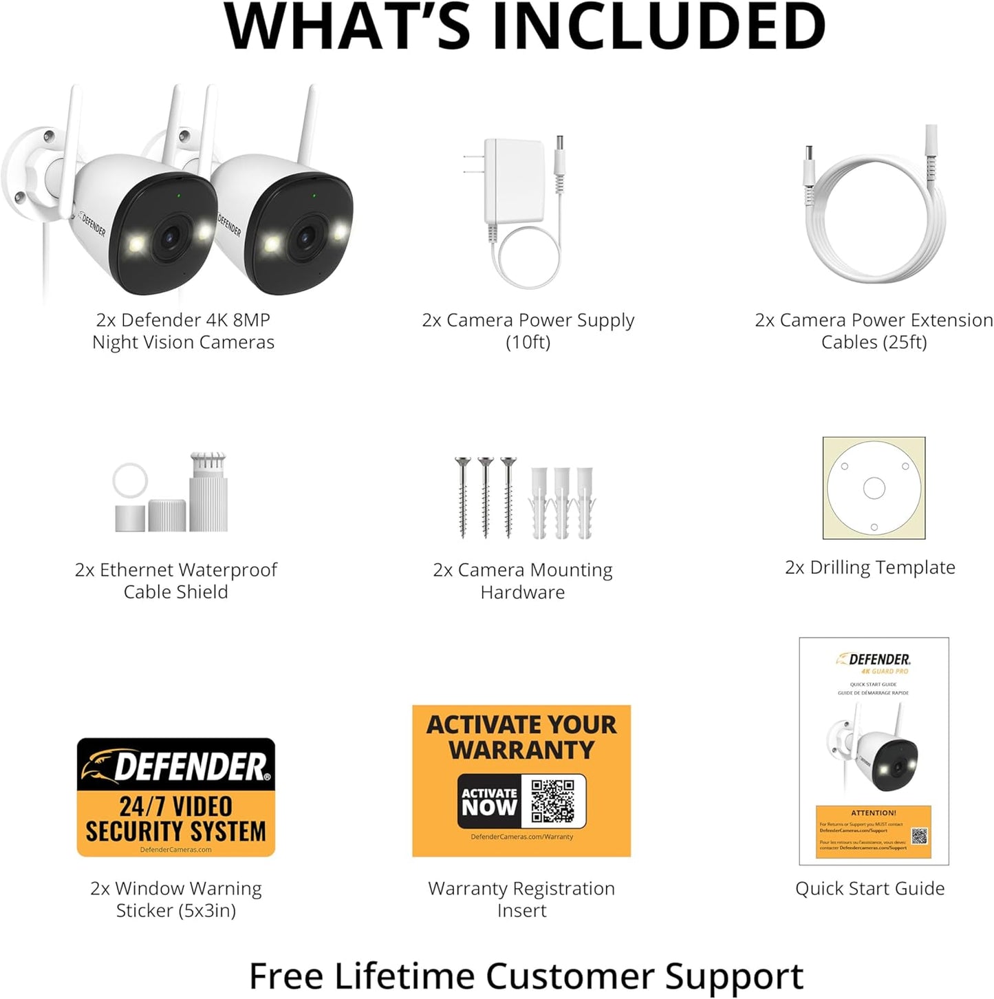 Defender AI Powered 4K Guard Pro (2-Pack)