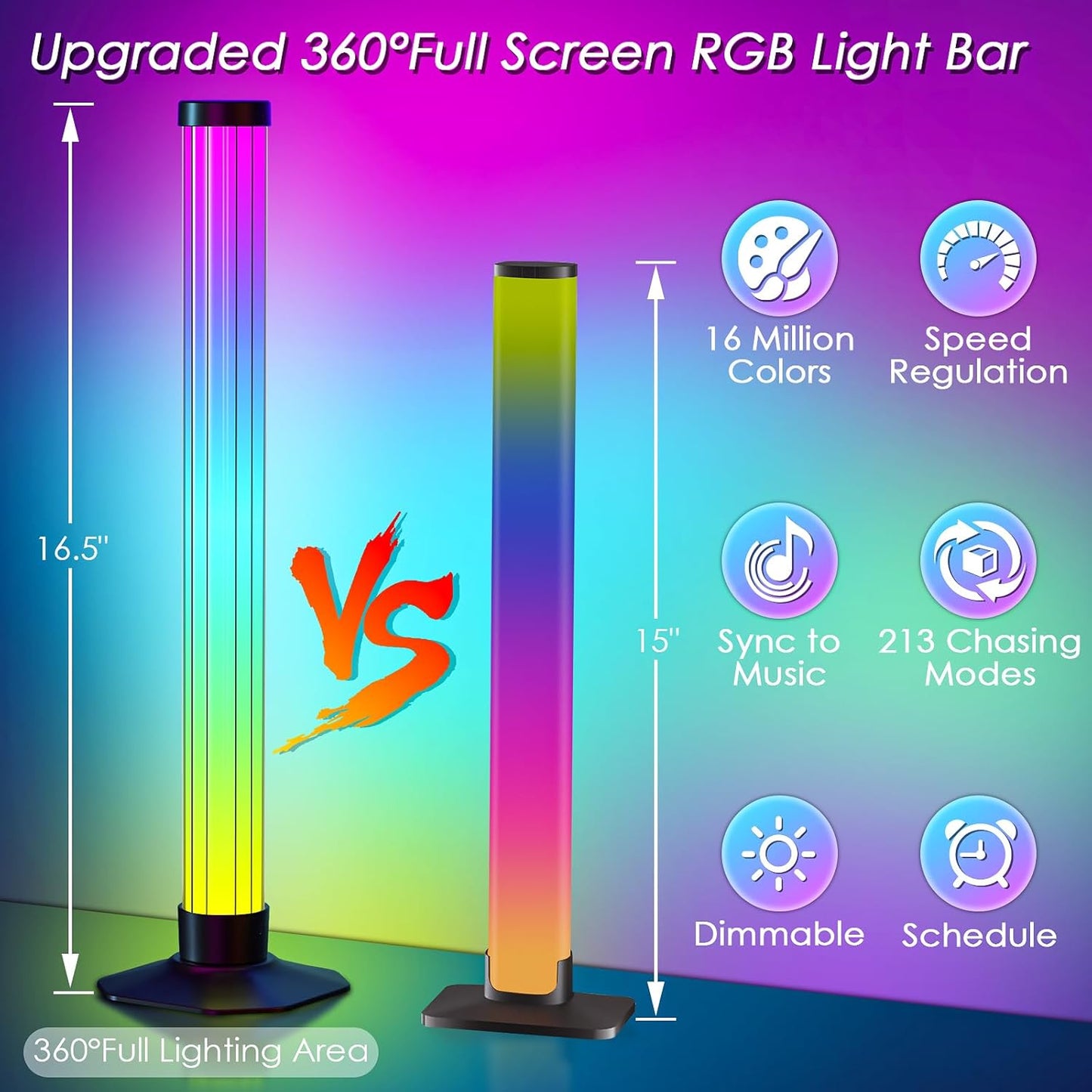 360° Smart Ambient Light Bar